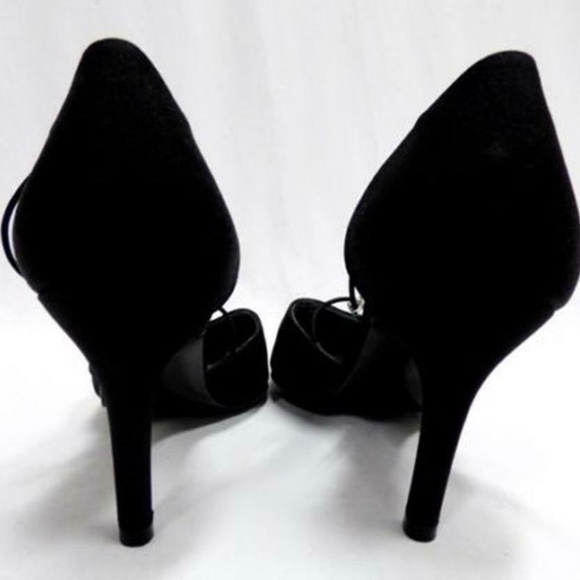 NEW Stuart Weitzman D'orsay Pumps Black AND Gold 7 - Picture 7 of 9